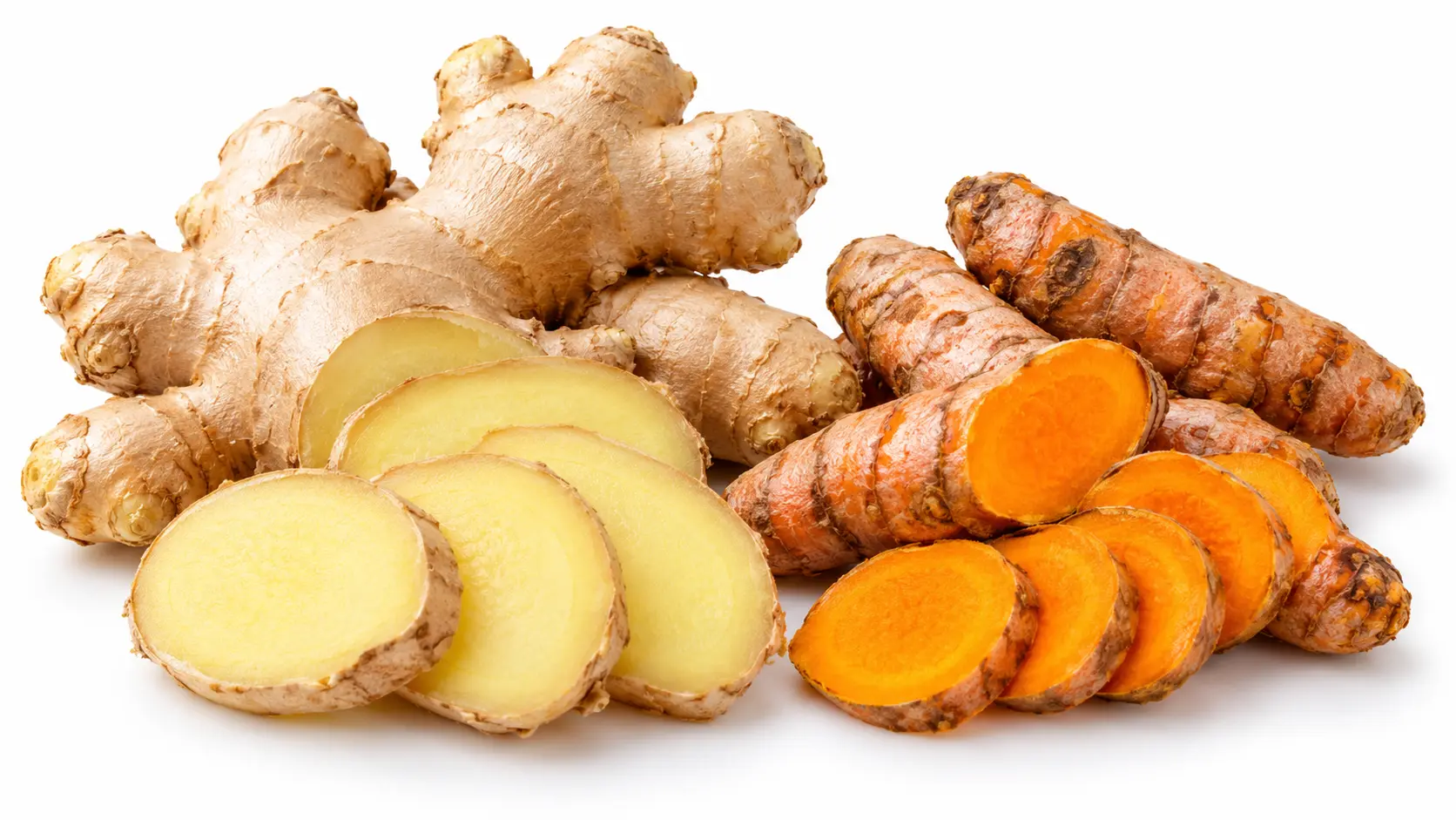 Ginger and turmeric processing