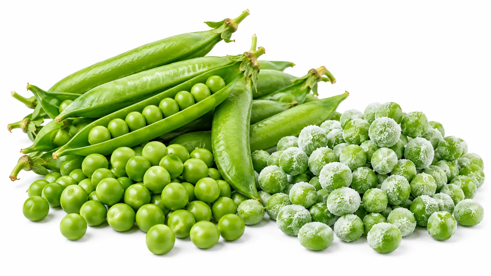 Green peas and IQF processing