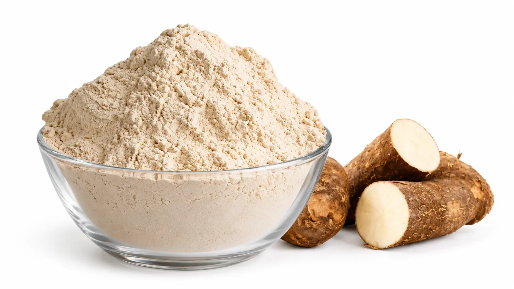 Yam flour processing