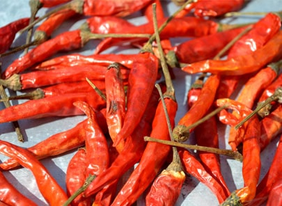 Chilli drying, powder and flakes processing line equipment